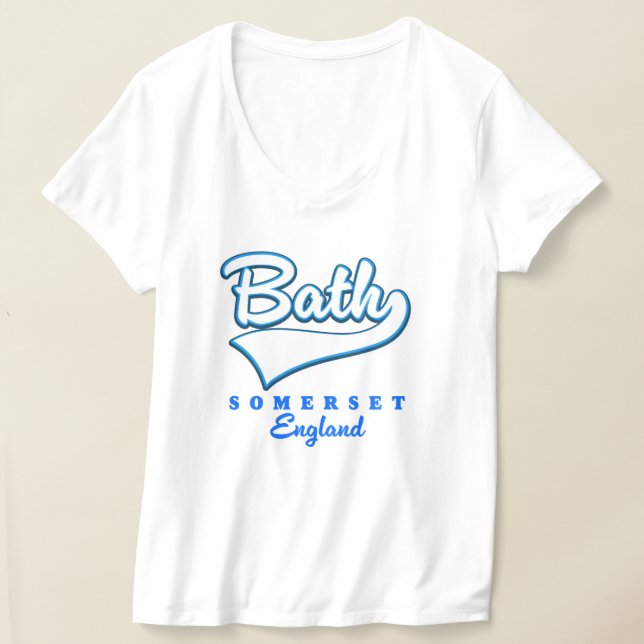 Bath Somerset Reiselogo T-Shirt (Ablage )