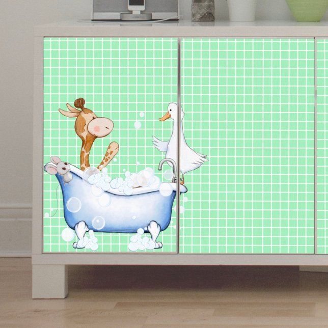 Bath Time Antics Decoupage Tissue Paper Seidenpapier (Von Creator hochgeladen)