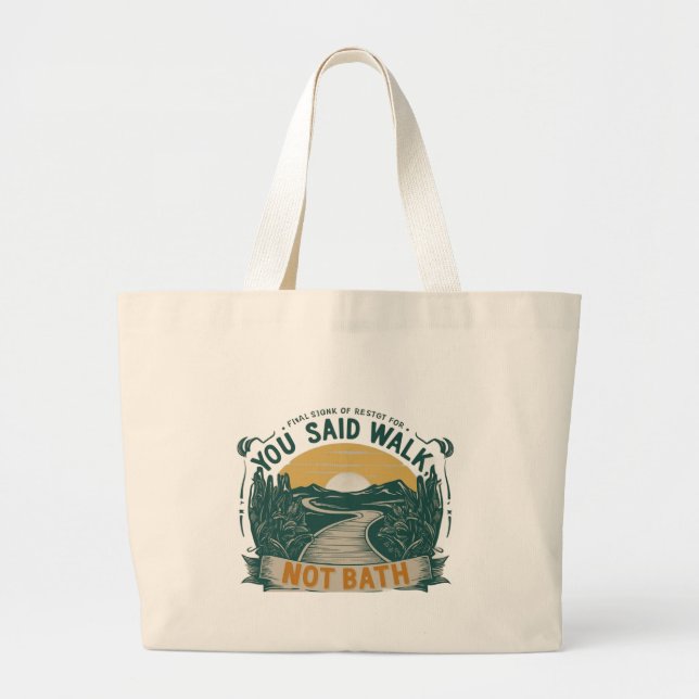 Bath Time Betrayal Jumbo Stoffbeutel (Vorne)