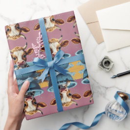 Bath-time Buddies Tiere in einem Bad Geschenkpapier