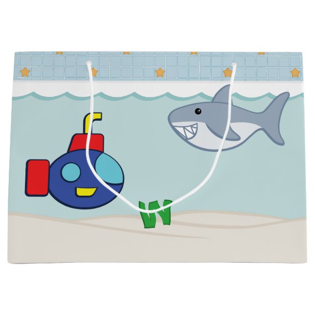 Bath Time Fancies Gift Bag Große Geschenktüte (Vorderseite)