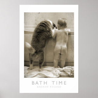 Bath Time Wall Print Poster