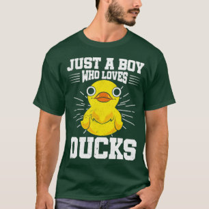Bath Toy Duckie nur ein Junge, der Ducks Liebe Gum T-Shirt