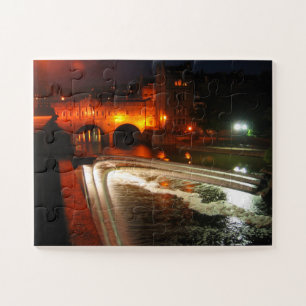 Bath Weir in der Nacht