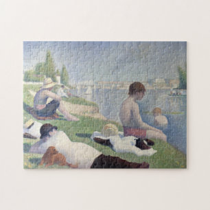Bathers Georges Seurat Neo Impressionist Malerei