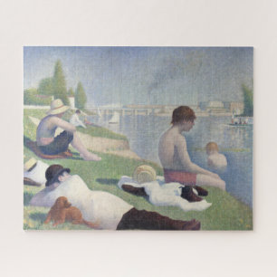 Bathers Georges Seurat Neo Impressionist Malerei