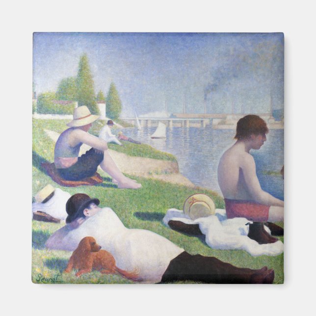Bathers in Asnieres, Seurat Magnet (Vorne)