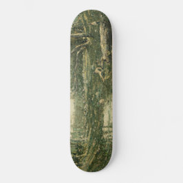 Bathers in Grünwaldlandschaft (Vintage Kunst) Skateboard
