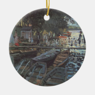 Bathers in La Grenouillère von Claude Monet Keramik Ornament