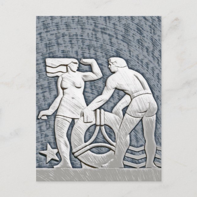 Bathers Postkarte (Vorderseite)