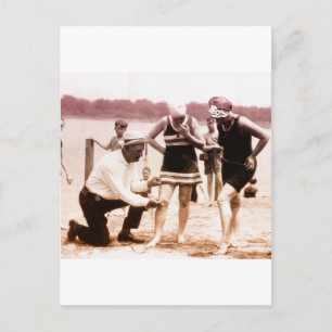 Bathing Beauties aus den 20er Jahren Postkarte