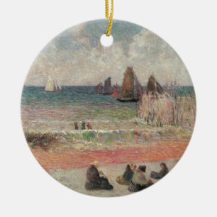 Bathing in Dieppe von Paul Gauguin Keramikornament