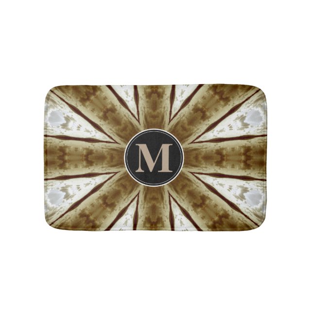 Bathmatt, Abstraktes Kaleidoskop-Bild Badematte (Vorderseite)
