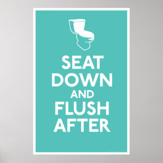 Bathroom Humor Print Poster