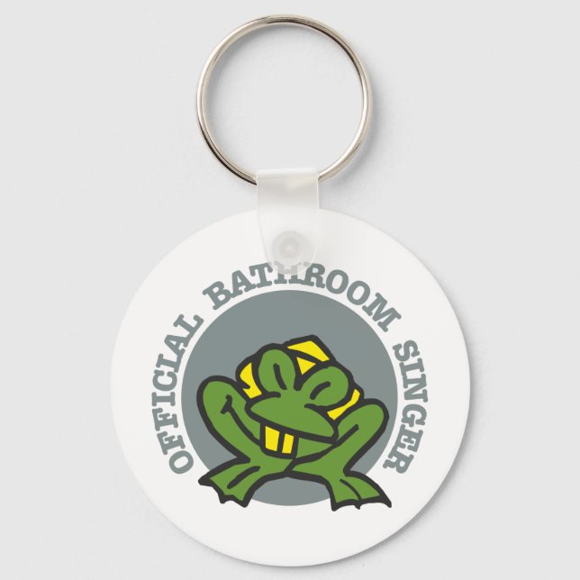 bathroom singer schlüsselanhänger (Vorderseite)