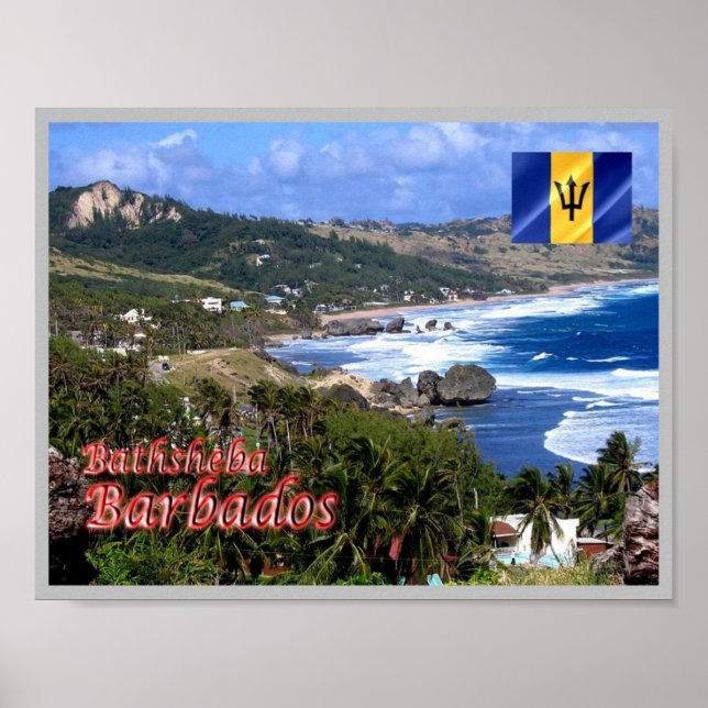 Bathsheba - Barbados - Poster (Vorne)