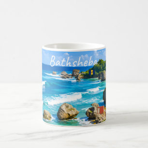 Bathsheba, Barbados - Tropische Küstenlandschaft Kaffeetasse