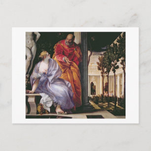 Bathsheba Bathing, c.1575 (Öl auf Leinwand) Postkarte