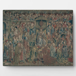 Bathsheba begrüßt am Court, Tapestry von David und Fotoplatte