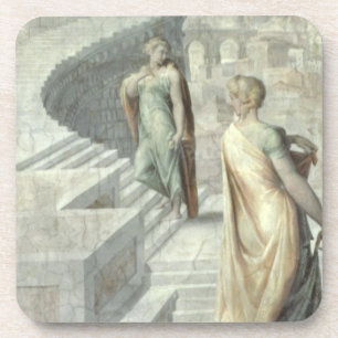 Bathsheba, das David, c.1553 besucht Untersetzer