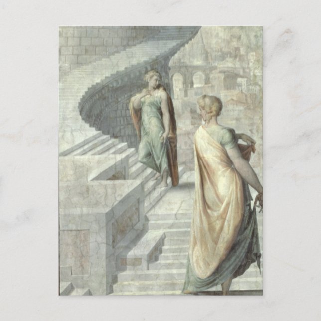 Bathsheba Visiting David, c.1553 Postkarte (Vorderseite)