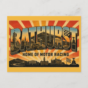 Bathurst NSW Heimat des australischen Motorsports Postkarte