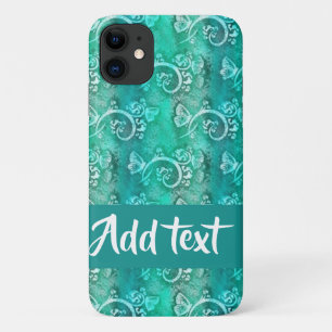 Batik-blaue Wirbel gemustert Case-Mate iPhone Hülle