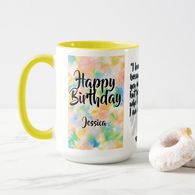 Batik Combo Mug CM04-01 Cancer Tasse (Mit Donut)