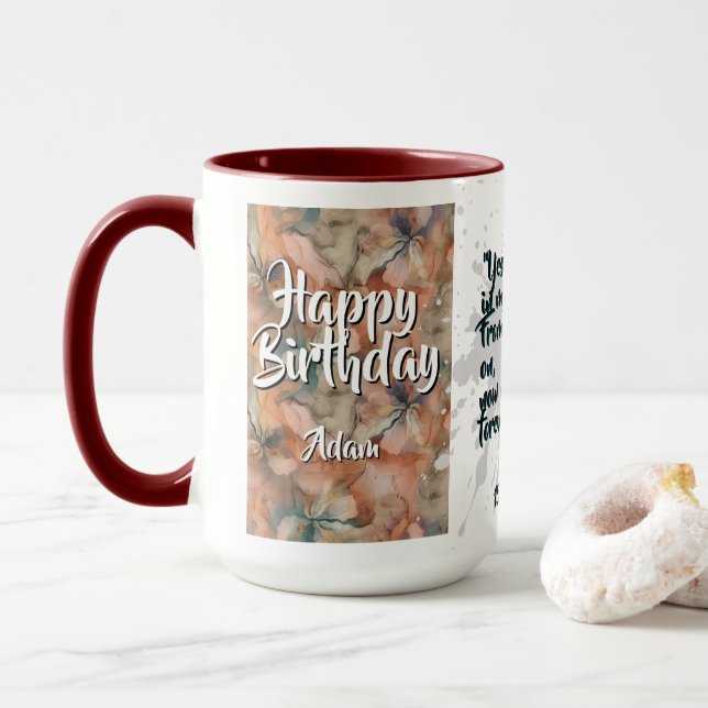 Batik Combo Mug CM05-01 Leo (Avec donut)