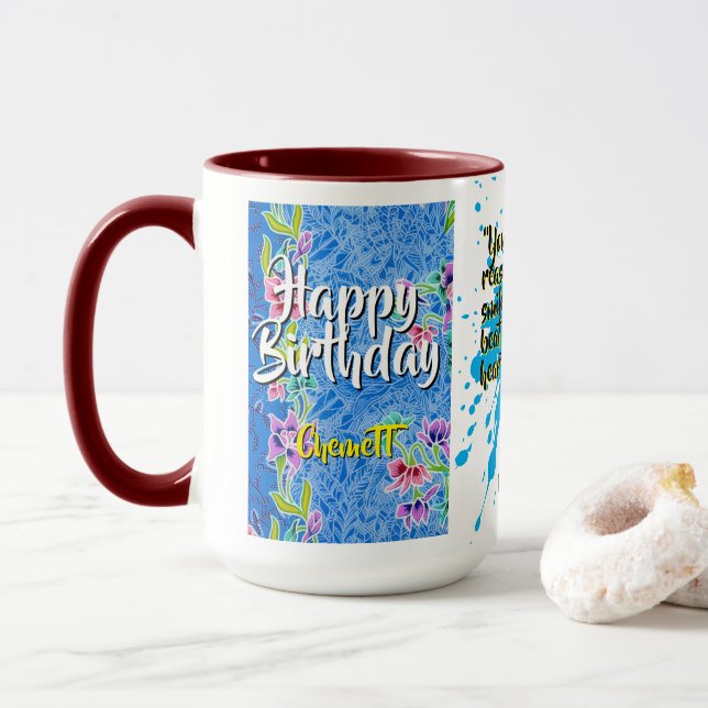 Batik Combo Mug CM11-01 Aquarius (Avec donut)