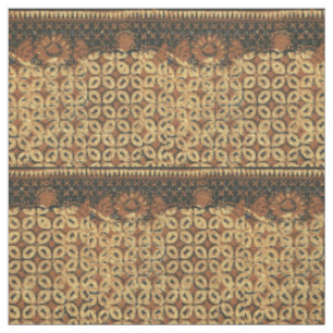 Batik Earthy Coffee Bean Elegant Rustic Rugged Stoff