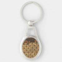 Batik Earthy Coffee Bean Elegant Rustikal geplagt