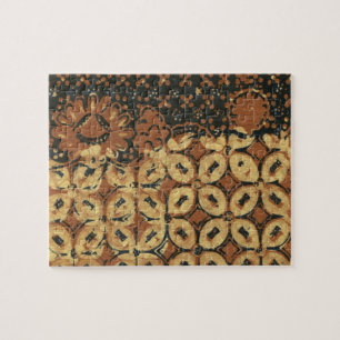 Batik Earthy Kaffeebohne Elegant Rustikal Robust