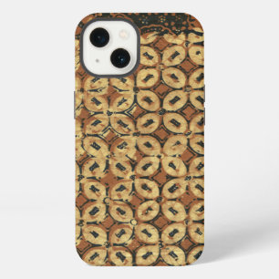 Batik Earthy Kaffeebohne Elegant Rustikal Robust iPhone Hülle