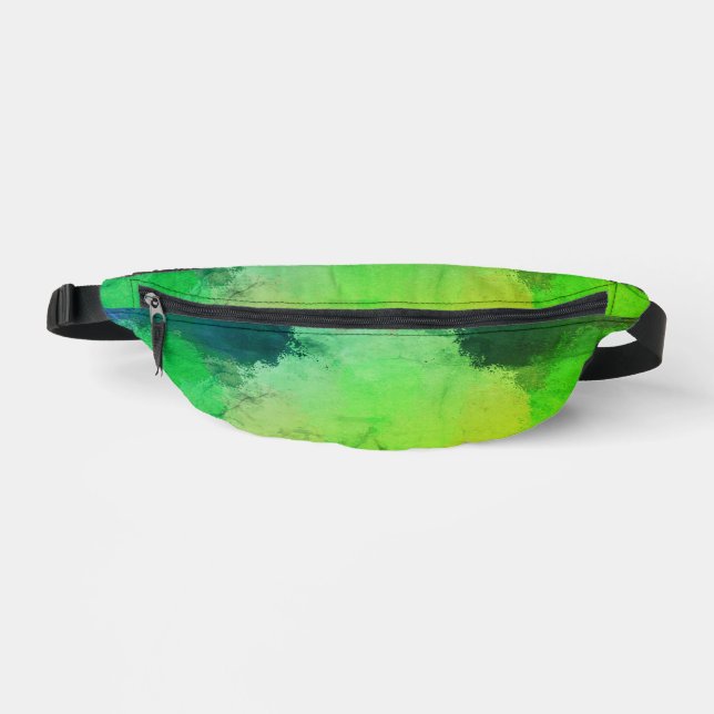 Batik, grüne Ecke, Tarnung Bauchtasche (Vorderseite)