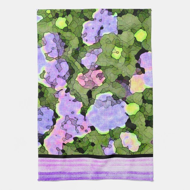 Batik Hydrangeas (Alt) Küchentuch (Vertikal)