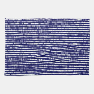 Batik-Indigo-Stilstreifen Geschirrtuch
