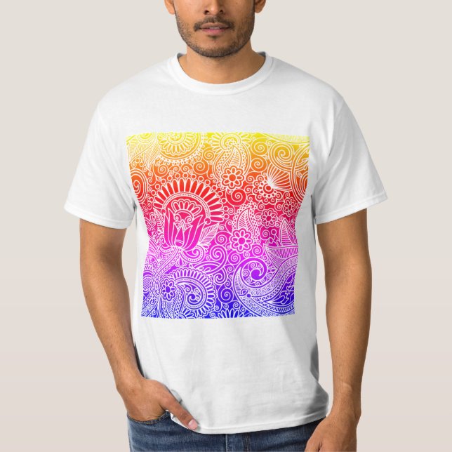 Batik Indonesia Motif T-Shirt (Vorderseite)