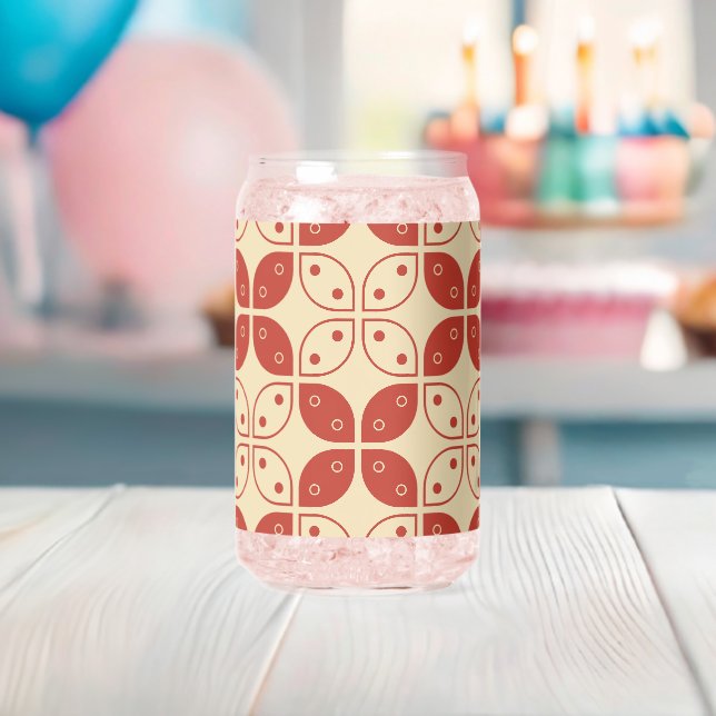 Batik Kawung, indonesisches Muster, Javanisch, Eth Dosenglas (Insitu (Baby Party))