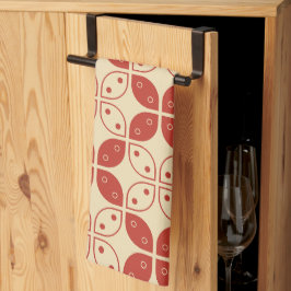 Batik Kawung, indonesisches Muster, Javanisch, Eth Geschirrtuch