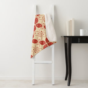 Batik Kawung, indonesisches Muster, javanisch, eth Sherpadecke