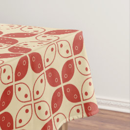 Batik Kawung, indonesisches Muster, Javanisch, Eth Tischdecke