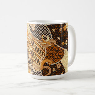 Batik-Muster Kaffeetasse