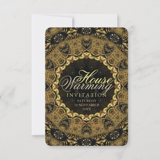 Batik oriental | Nouveau Invitation de collecte de (Devant)
