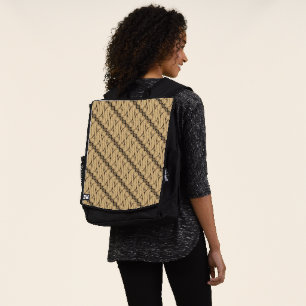 Batik Parang, indonesisches Muster, javanisch, eth Rucksack