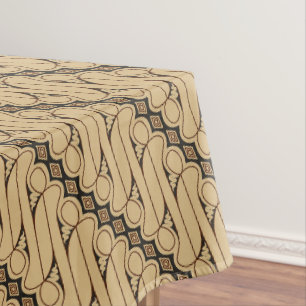 Batik Parang, indonesisches Muster, Javanisch, eth Tischdecke