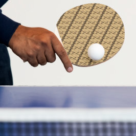 Batik Parang, indonesisches Muster, Javanisch, eth Tischtennis Schläger