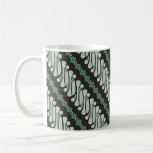 Batik Parang Yogyakarta in verschiedenen modernen  Kaffeetasse