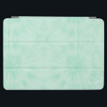 Batik | Pastell Minze Green Monogram iPad Air Hülle<br><div class="desc">Eine einfache gefärbte Krawatte mit einer sanften, pastellfarbenen und grünen Farbpalette. Das perfekte Trend Geschenk oder Accessoire kann einfach mit Ihrem Namen, Initialen, Monogramm, Hashtag oder Slogan angepasst werden! Krawatte-Dye macht gerade ein großes Comeback und ist offiziell der größte Trend des Jahres! Wir denken, Krawatte-Färbung ist völlig krass und der...</div>