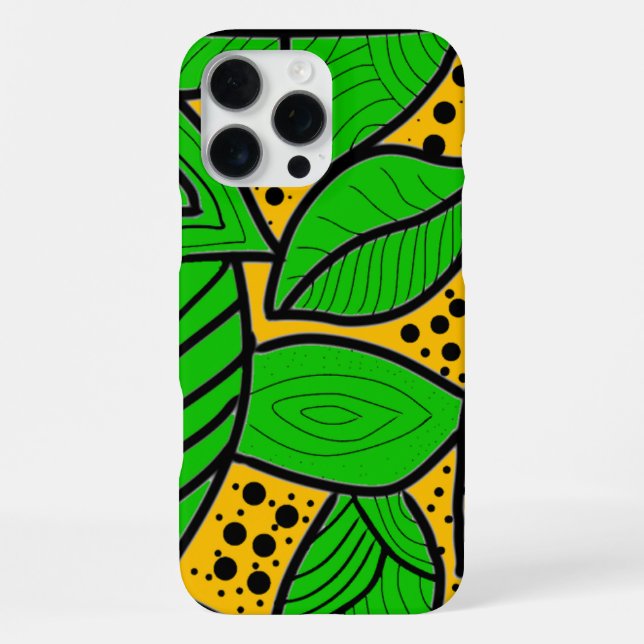 Batik Tembakau iPhone 16 Pro Hüllen Max Hülle (Rückseite)